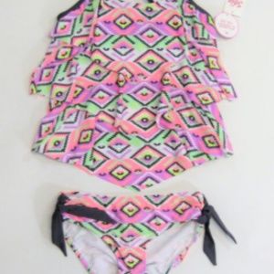 Multi color bathing suit